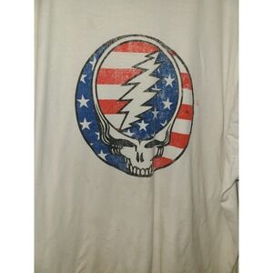 GRATEFUL DEAD-STEAL YOUR FACE RINGER-T-SHIRT 3XL Garcia,Lesh,Wier
